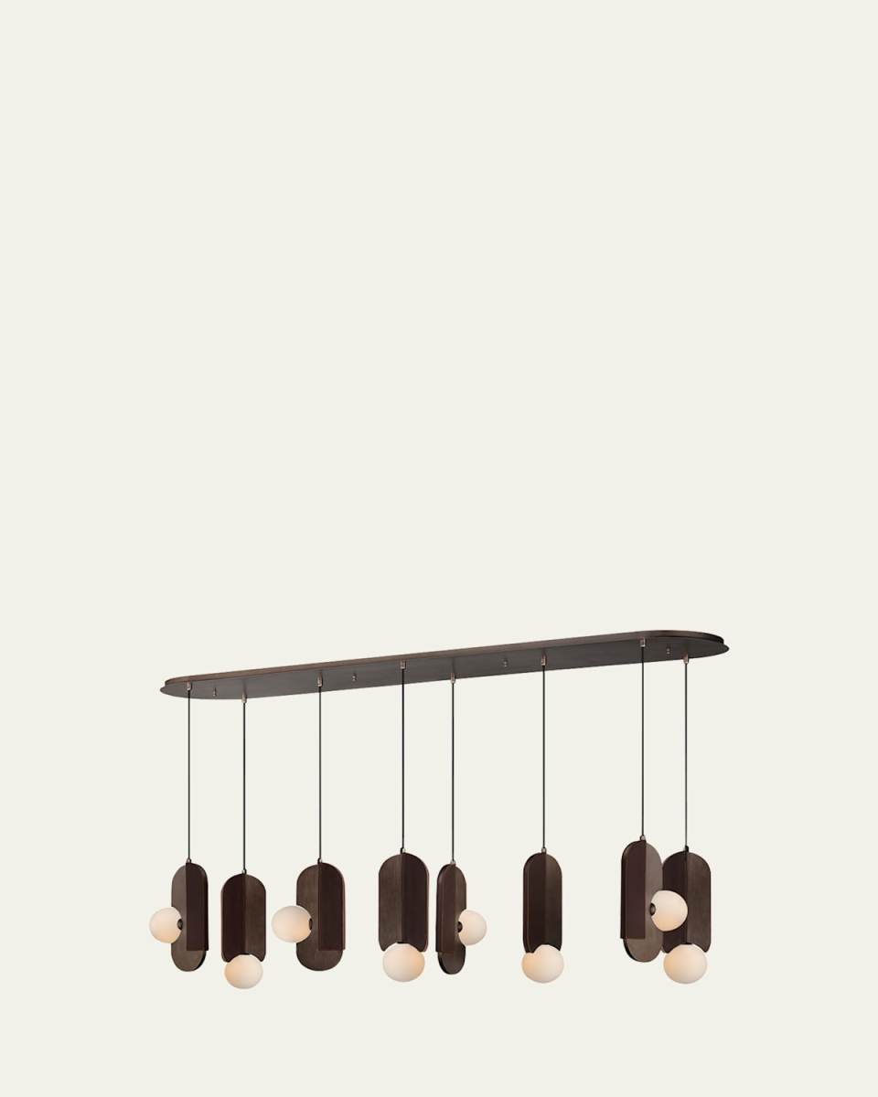 x Nina Magon design from Studio M Stitched 8-Light Pendant